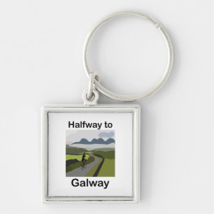 Wegreis naar Galway Road Trip Reizen Sleutelhanger