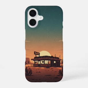 Wegrestaurant Stilte iPhone 16 Hoesje