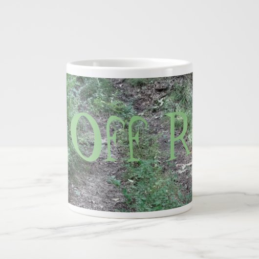 Wegrijdend spoor extra grote beker (Voorkant)