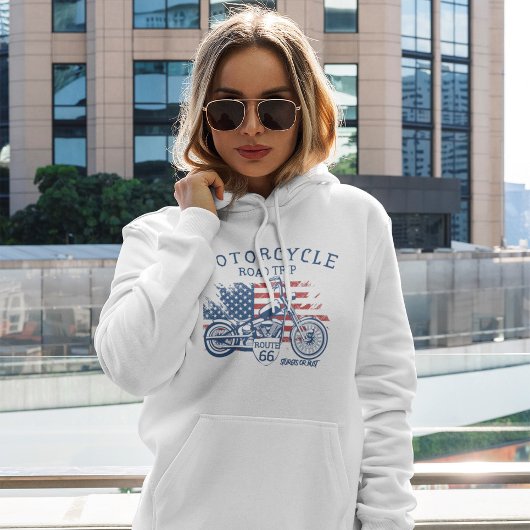 Wegrijroute 66 Sturgis of Bust Hoodie