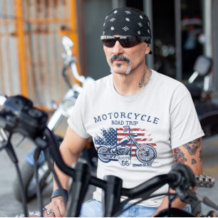 Wegrijroute 66 Sturgis of Bust T-shirt