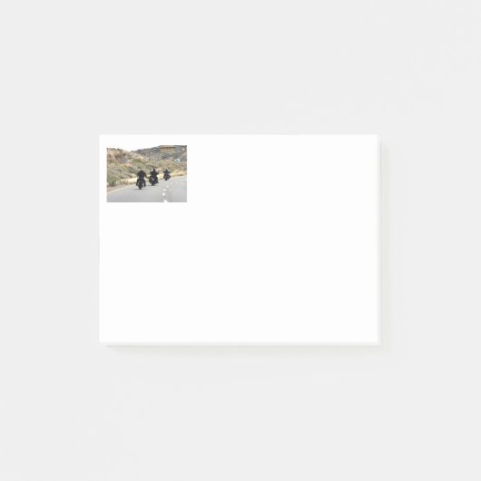 Wegrijtuig voor motorfietsen - Biker Trio Post-it® Notes (Voorkant)