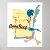 WEGRUNNER™ BEEP BEEP!™ POSTER (Voorkant)