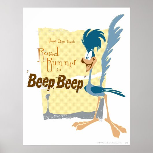 WEGRUNNER™ BEEP BEEP!™ POSTER (Voorkant)