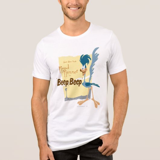 WEGRUNNER™ BEEP BEEP!™ Tri-Blend SHIRT (Voorkant)