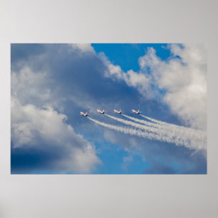 Wegstrepen Poster