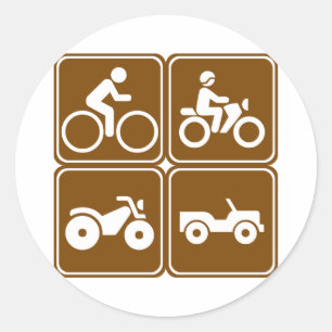 Wegverkeersborden (Collectie) Ronde Sticker