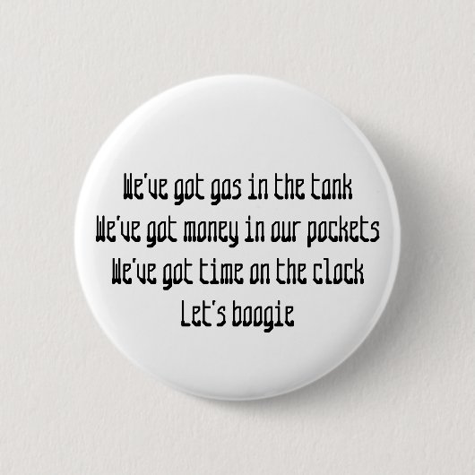 Wegvervoer Ronde Button 5,7 Cm (Voorkant)