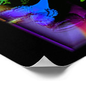 Wegvliegen door FlyingBeauties Poster (Hoek)