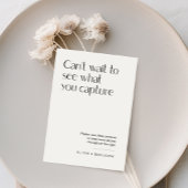 Wegwerp Camera Tafel Teken Sjabloon voor Bruiloft Poster