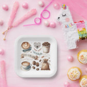 Wegwerp Vrijgezellenfeest Borden Liefde is Brouwen Papieren Bordje (Feest)