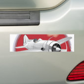 Wegwezen! Bumpersticker (Op auto)