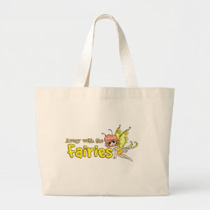 Wegwezen met de fairies grote tote bag