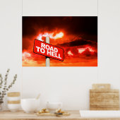 Wegwezen naar de hel poster (Keuken)