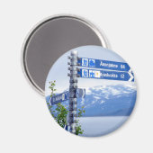 Wegwijzer bij Staloluokta Magneet (Voorkant / Achterkant)