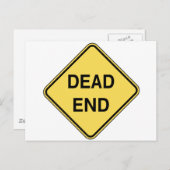 Wegwijzer - Dode Einde Briefkaart (Voorkant / Achterkant)