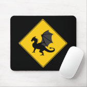 Wegwijzer - Dragon Mousepad Muismat (Met muis)
