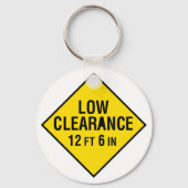 Wegwijzer met lage klaring sleutelhanger (Voorkant)