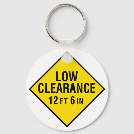 Wegwijzer met lage klaring sleutelhanger (Achterkant)