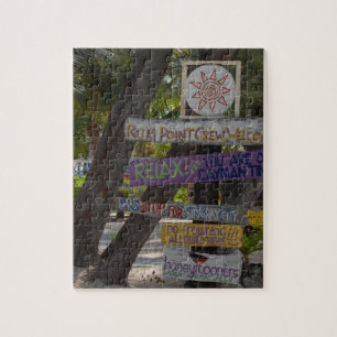 Wegwijzer Rum Point Grand Cayman Legpuzzel