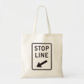 Wegwijzer stoppen tote bag (Voorkant)