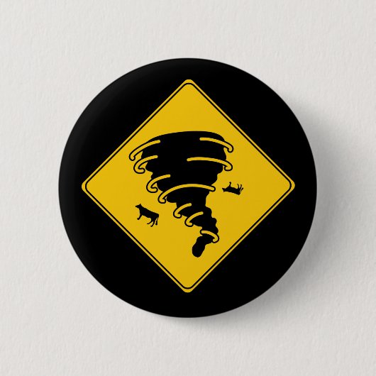 Wegwijzer — Tornado Ronde Button 5,7 Cm (Voorkant)