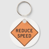 Wegwijzer voor lagere snelheid sleutelhanger (Achterkant)