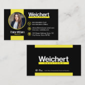 Weichert Realtors Carte de visite génial (Devant / Derrière)