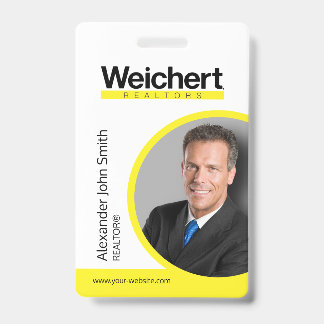 Weichert Realtors ID Kaart Badge