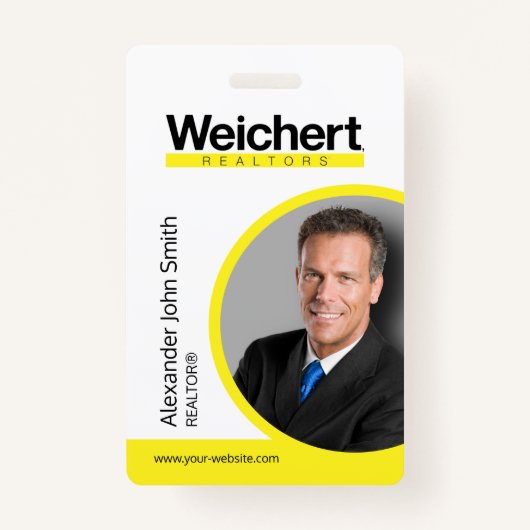 Weichert Realtors ID Kaart Badge (Voorkant)