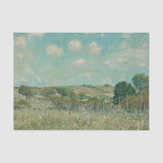 weide | Alfred Sisley | National Gallery of Art Tissuepapier (Voorkant)