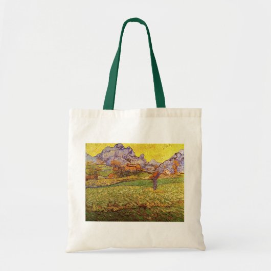 Weide in de bergen door Vincent van Gogh Tote Bag (Voorkant)