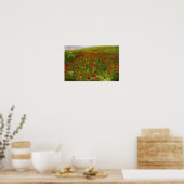 Weide met papaver (1896) Merse Pál Szinyei Poster (Keuken)