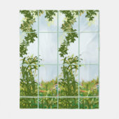 weide-Uitzicht Fleece Deken (Voorkant)