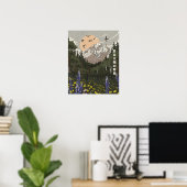 Weide van de Rijzende Zon Poster (Thuiskantoor)