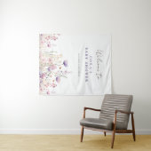 Weide Wilde Bloemenveld Baby Borrel Woodland Wandkleed (In Situ (horizontaal))