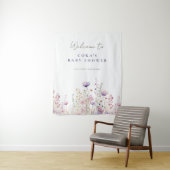 Weide Wilde Bloemenveld Baby Borrel Woodland Wandkleed (In situ)