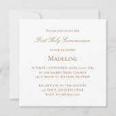 weidebloemen met de Eerste Heilige Communie Kaart (Achterkant)