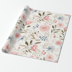 Weidecore Cottagecore Wilde Bloem Cadeau Cadeaupapier