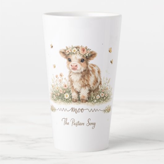 Weidelied Latte Mok (Voorkant)