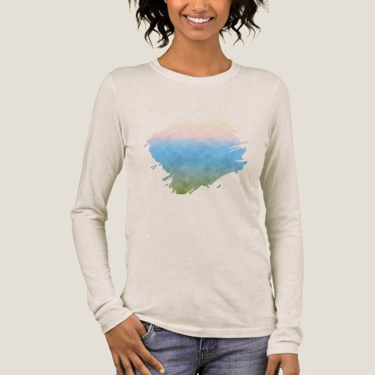 Weideligte Tri-Blend Shirt (Voorkant)