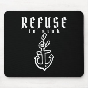 Weigeren om depressie te gooien Bewustheid van de Muismat