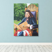 Weigering van England 1975 Canvas Afdruk (Insitu (Houten vloer))