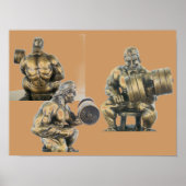 Weightlift Bodybuilder Poster (Voorkant)