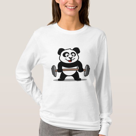 Weightlift Panda T-shirt (Voorkant)