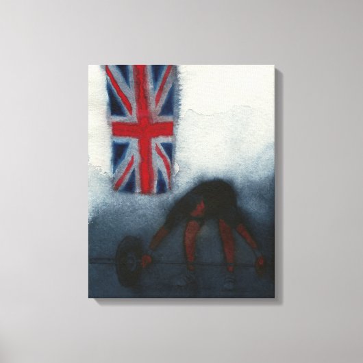 Weightlifter 2010 canvas afdruk (Voorkant)
