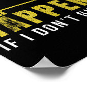 Weightlifting Bodybuilder Muscle Barbell Exercise  Poster (Hoek)