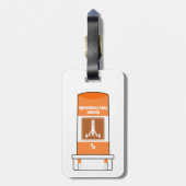 Weightlifting Is My Drug Bagagelabel (Achterkant verticaal)