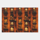 Weihnacht in New York Geschenkpapier Set Inpakpapier Vel (Voorkant 3)