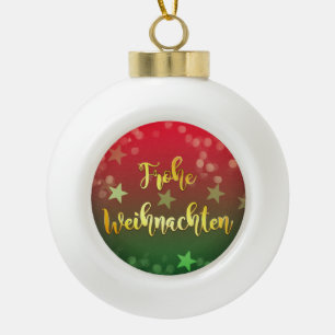 Weihnachten Baumanhänger Frohe Weihnachten  Keramische Bal Ornament